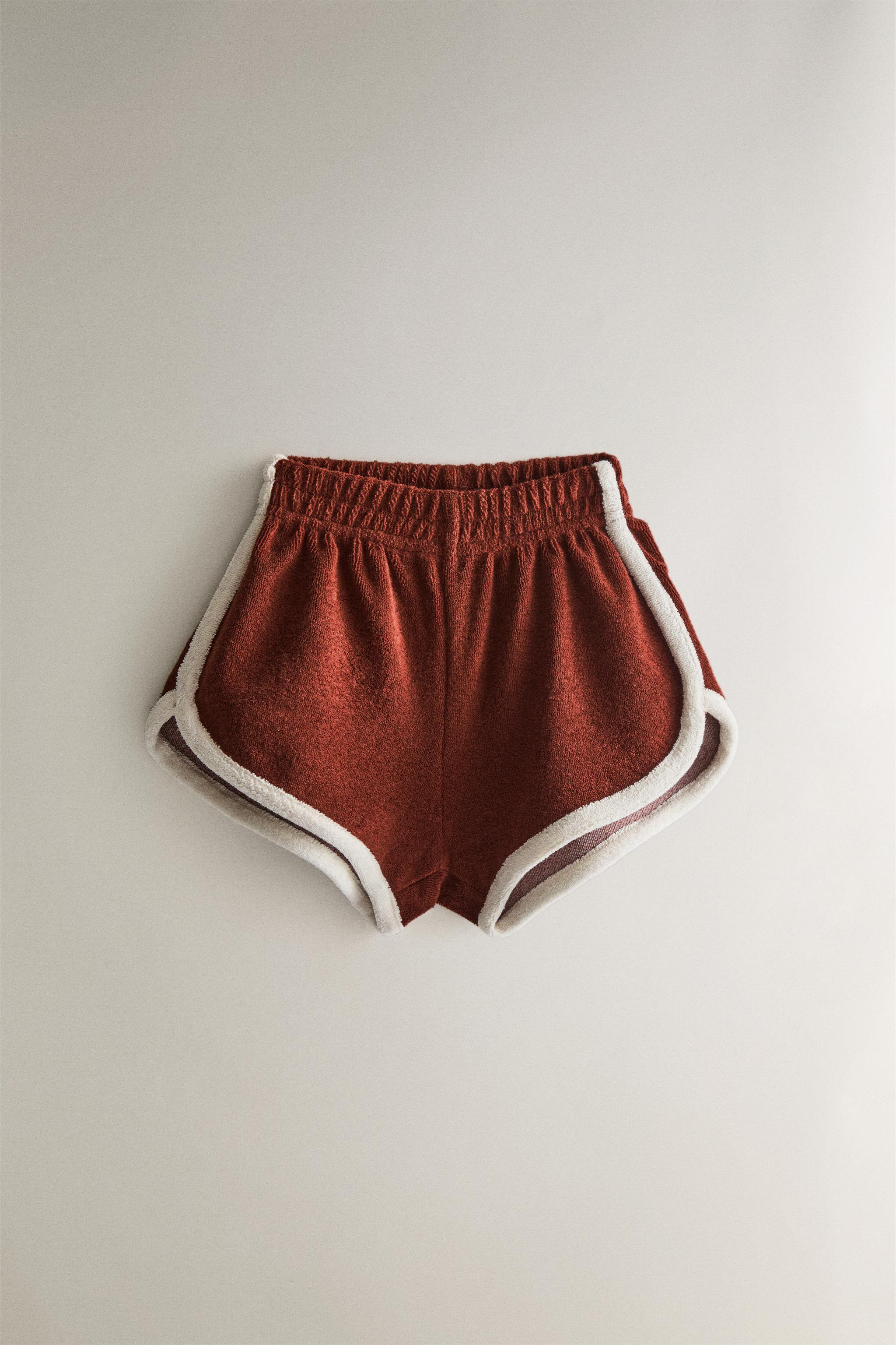 SHORT DE PLAGE ENFANT EN TISSU ÉPONGE